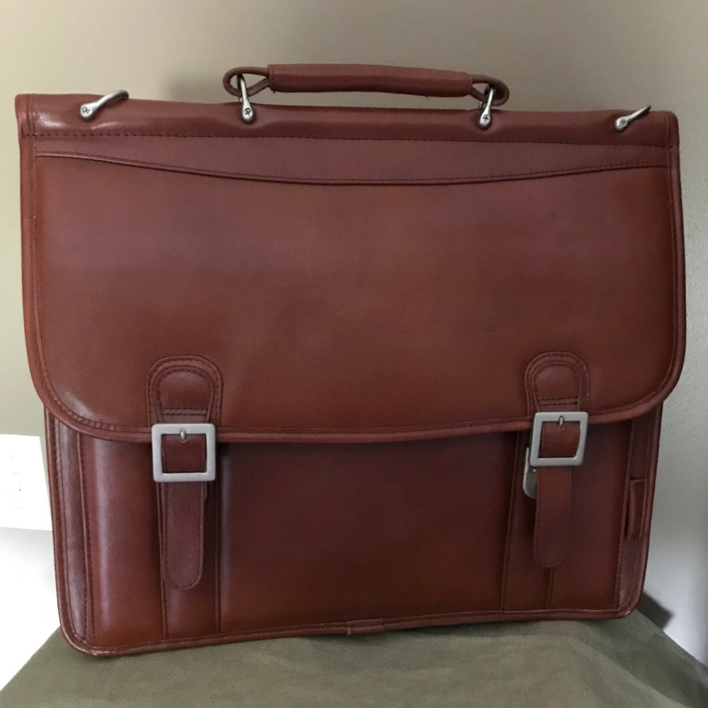 NWOT McKlein USA Halsted Double Compartment Case